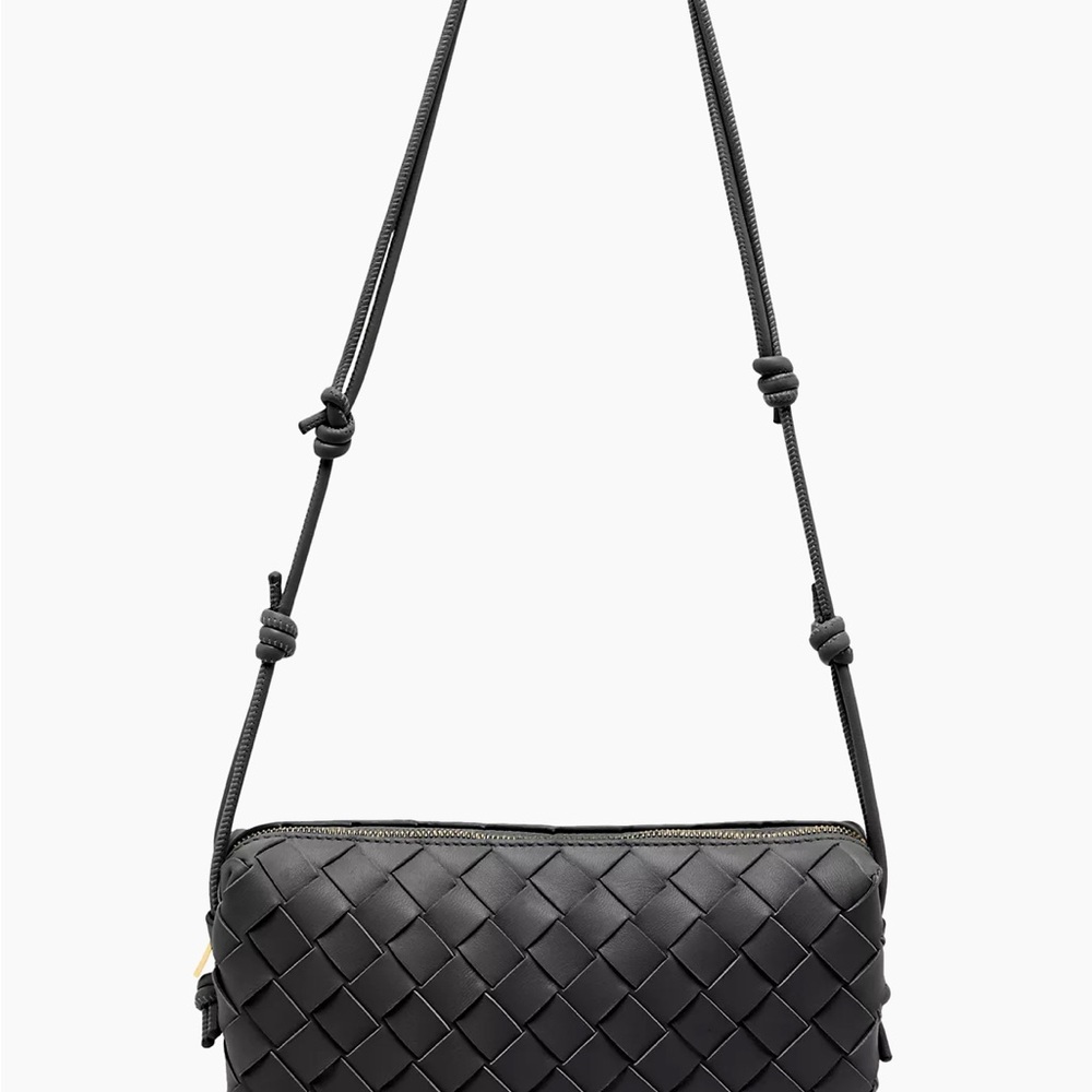 Bottega Veneta Mini East-West Intrecciato Leather Shoulder Bag EUC